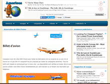 Tablet Screenshot of billet-avion.americas-fr.com